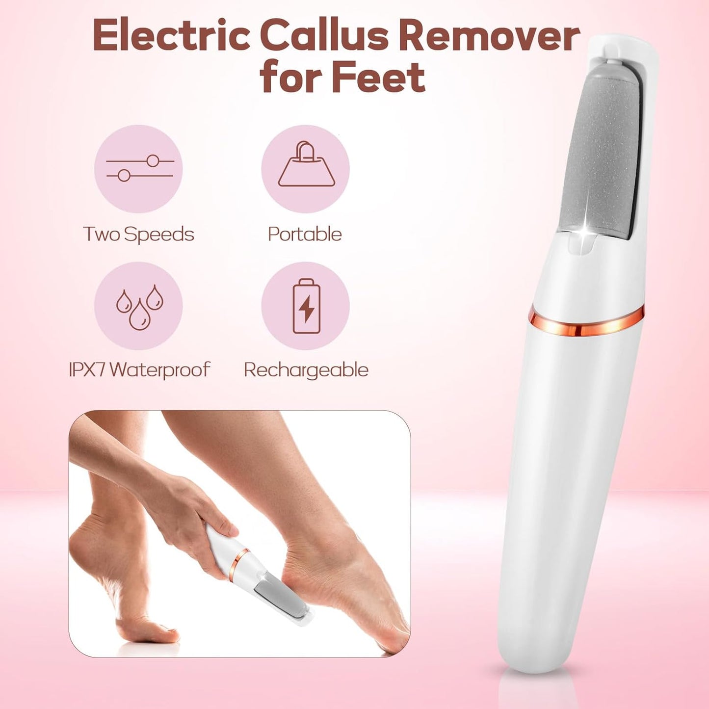Electronic Cordless Dead Skin Remover